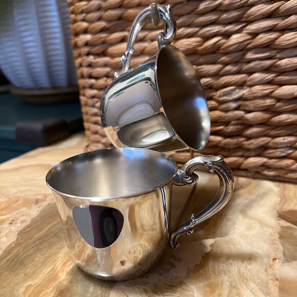 Pair of 3” Silver Cups - Picture 6 of 6